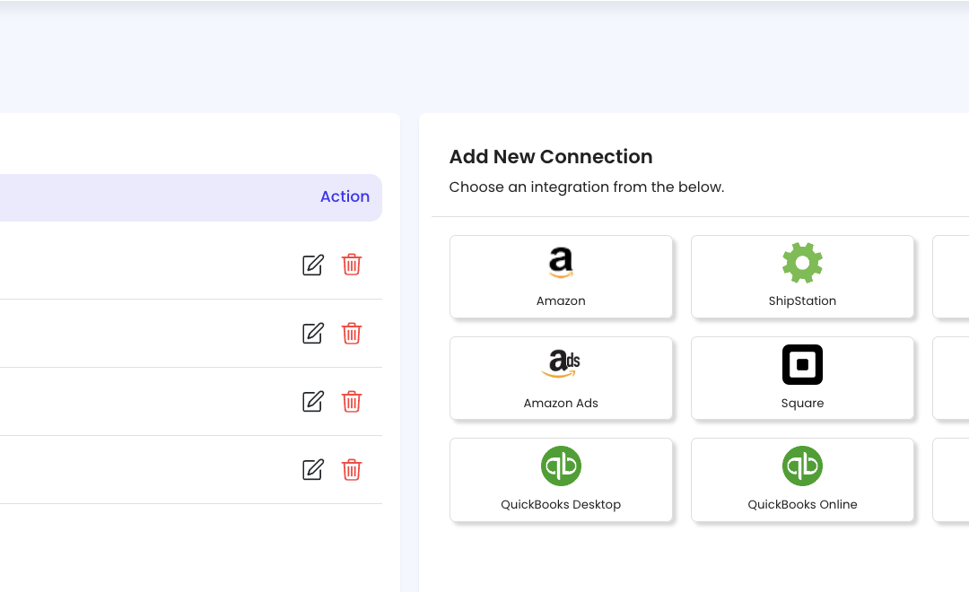 ERPAG integration with Connex