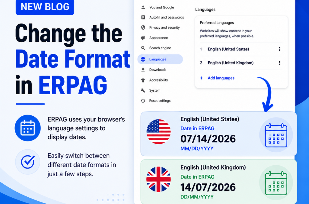 How to Change the Date Format in ERPAG