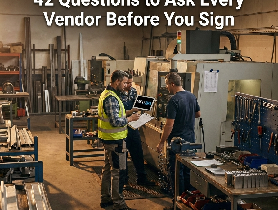 MRP System Requirements Checklist: 42 Questions to Ask Every Vendor Before You Sign
